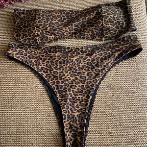 Cheetah print bikini